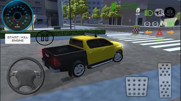 Revo Hilux Taxi City Simulator Affiche