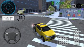 Revo Hilux Taxi City Simulator ảnh chụp màn hình 1