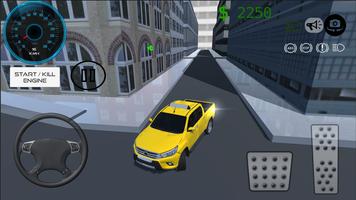 Revo Hilux Taxi City Simulator capture d'écran 2