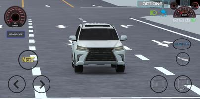 Lexus Car Simulation: Car Game Cartaz