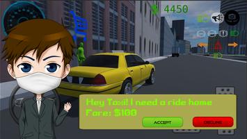 New York Taxi Drive Game اسکرین شاٹ 2