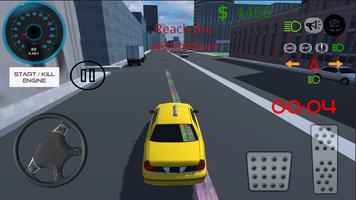 New York Taxi Drive Game اسکرین شاٹ 3