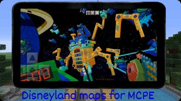 Addon Disneyland Maps for MCPE plakat