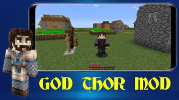 God Thor Minecraft PE Poster