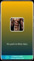 Six pack In 30 Days Affiche