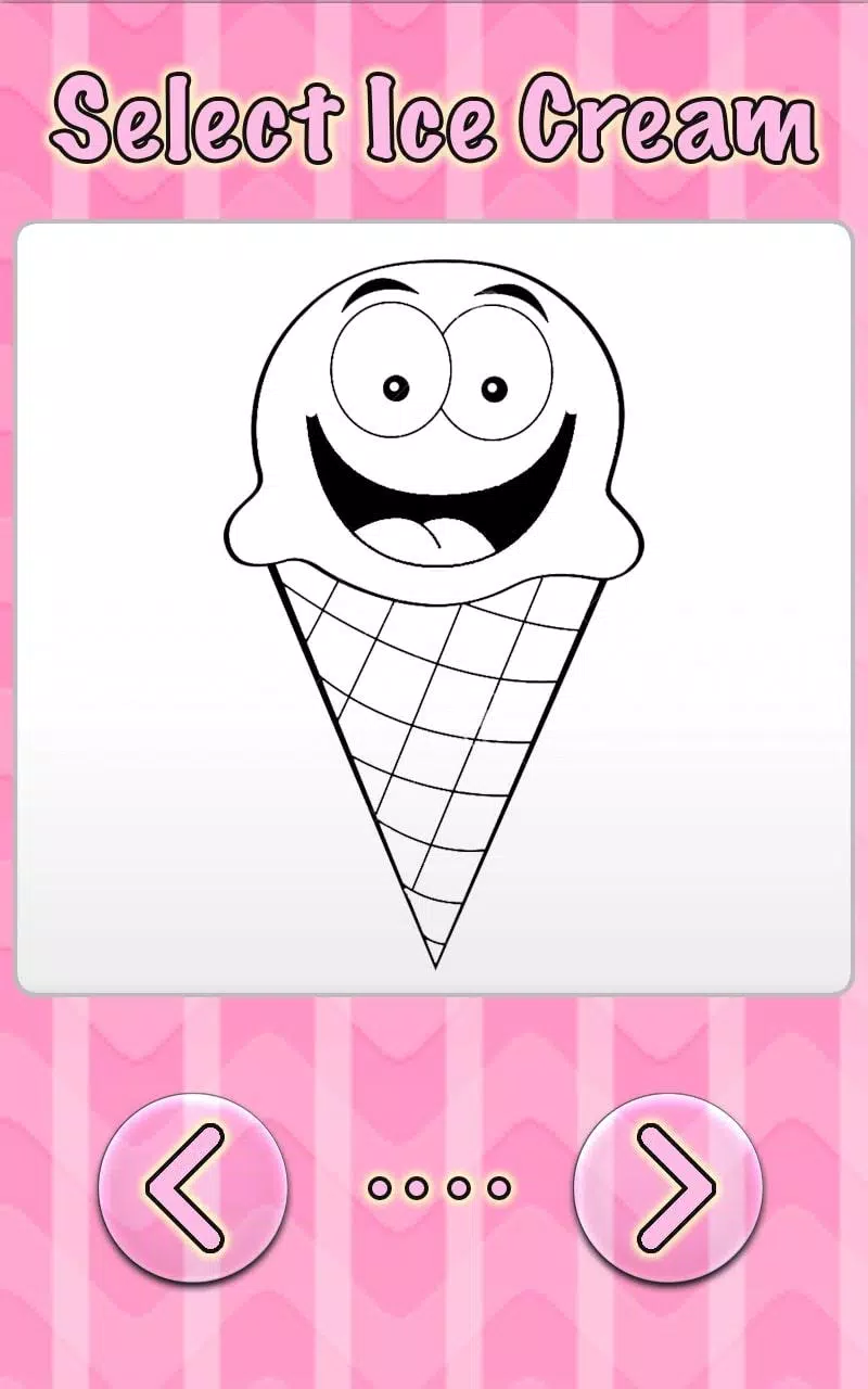 Android 用の アイスクリームのぬりえとアイスキャンディーの絵本 Apk をダウンロード
