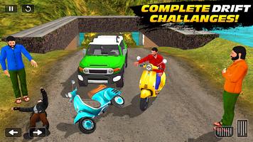 Indian Bike Games 3D Scooty Ekran Görüntüsü 3