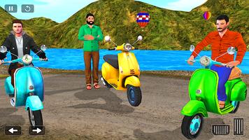 Indian Bike Games 3D Scooty Ekran Görüntüsü 1