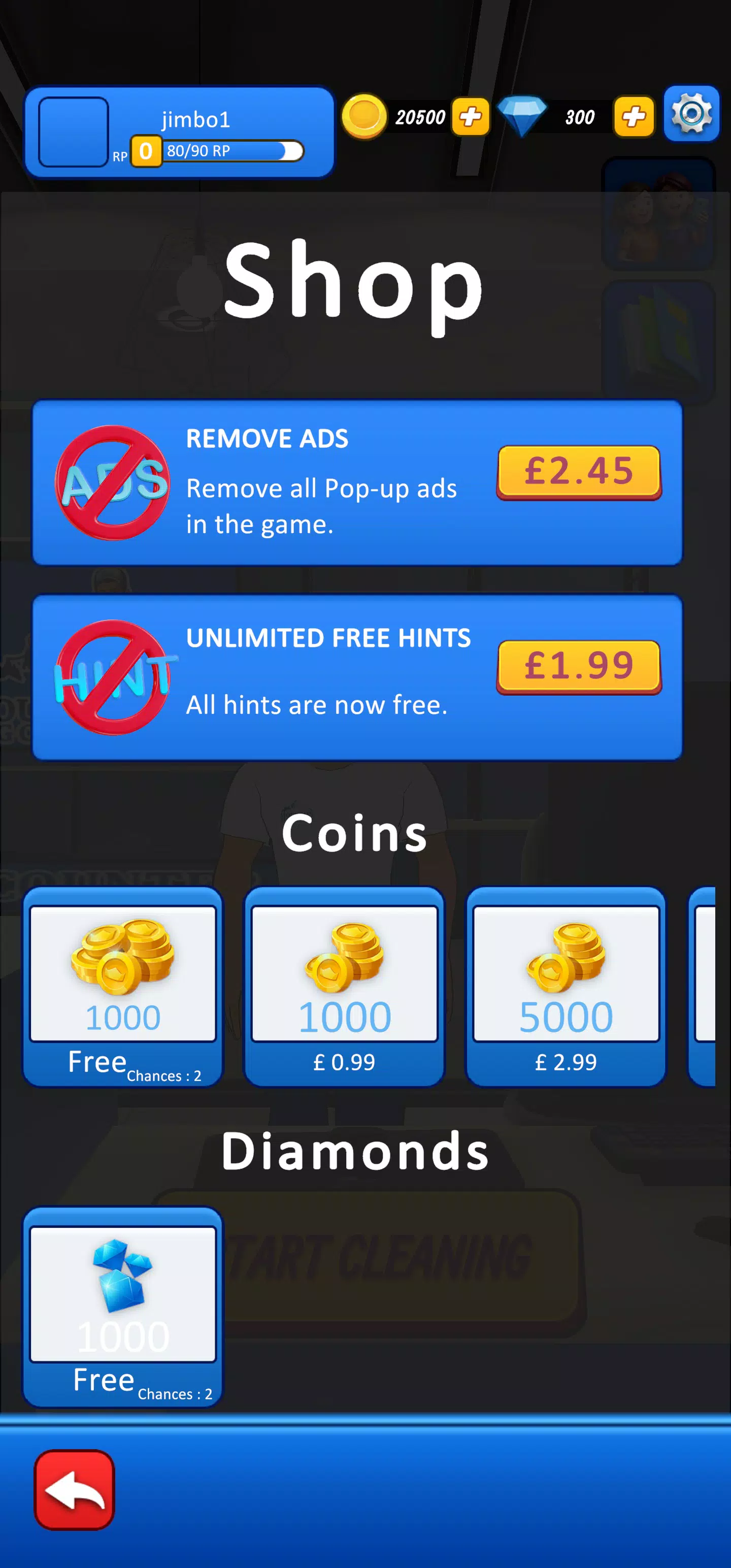 Rugs2Riches Cleaning Simulator