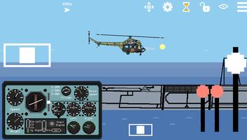 Pixel Helicopter Simulator Cartaz