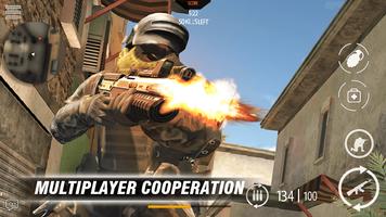 Poster Richiamo del moderno FPS: war commando FPS Game