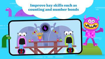 Teach Monster Number Skills ảnh chụp màn hình 1