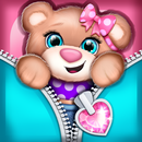 Teddy Bear Zipper Lock Screen APK