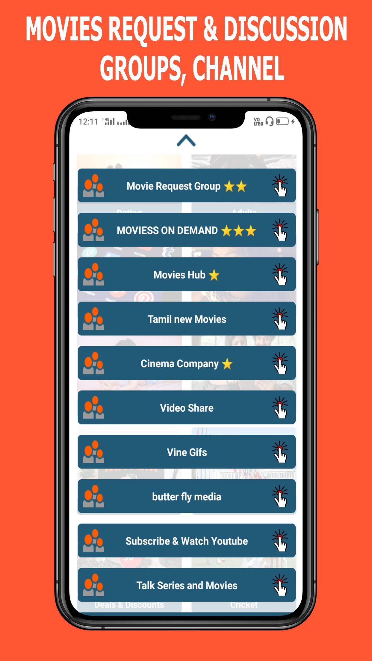 Telegram Group Link: Telegram Channel Link& Movies for Android - APK