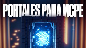 Portales para Minecraft Mod Poster