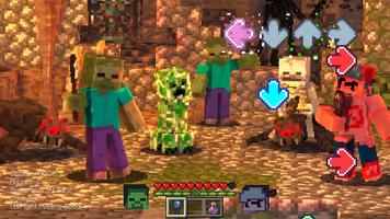 FNF characters Craft Mobs Mod ảnh chụp màn hình 1