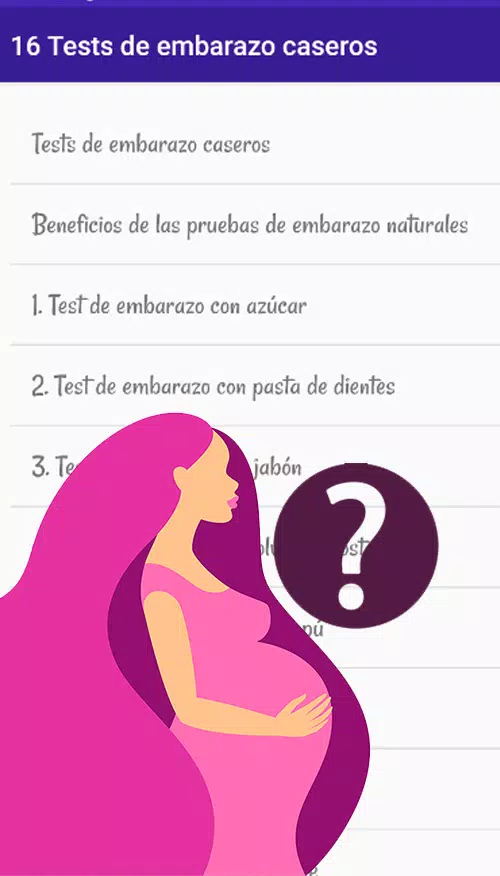 Test de embarazo - Como saber si estoy embarazada APK for Android Download