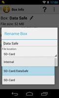 Daten-Safe SD-Karten-Plug-in Plakat