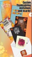 Thanksgiving Invitations & Greeting Card Maker Poster