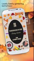 Thanksgiving Invitations & Greeting Card Maker captura de pantalla 3