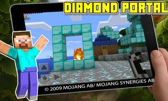 Mod Diamond Portal for MCPE Affiche
