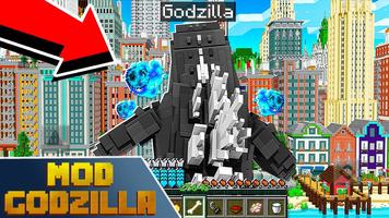 Godzilla Mods for Minecraft PE poster