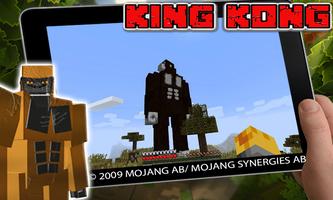 Mod King Kong para Minecraft imagem de tela 1