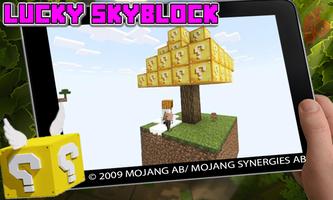 Mod Lucky SkyBlock for MCPE Cartaz