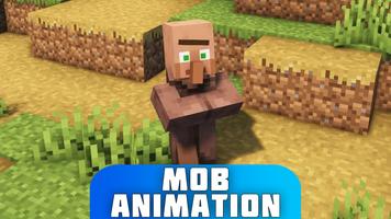 Mod Animações Mobs Minecraft Cartaz