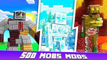 Mods 500 Mobs for Minecraft PE Affiche