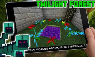 Mod Twilight Forest for MCPE imagem de tela 1