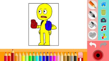 The Player Poppy Coloring Book Ekran Görüntüsü 1