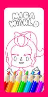 Miga Town Coloring Book 포스터