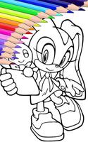 Soni The 2 Hedgehogs Coloring スクリーンショット 1