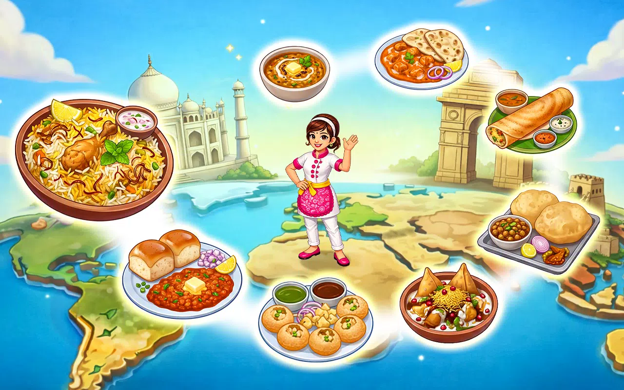 印度烹饪之星: 烹饪游戏 Cooking Game