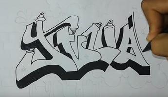 L'art de dessiner des noms de graffitis capture d'écran 1