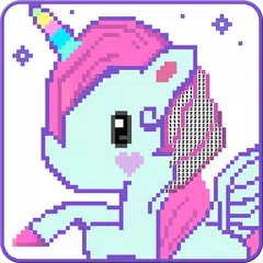 Unicorn Pixel Art Color By Number APK download