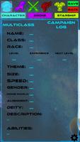 برنامه‌نما StarFinder Character Sheet عکس از صفحه