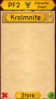 PF2 Character Sheet โปสเตอร์