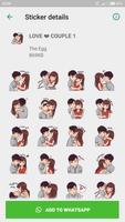 Romantic Couple stikers 海报