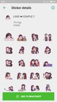 Romantic Couple stikers 截图 1