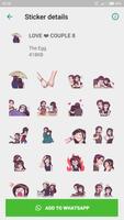 Romantic Couple stikers syot layar 2