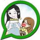 Cute Korean Girl Kpop Sticker APK