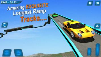 Crazy Ramp Car Jump: New Ramp Car Stunt Games 2021 poster