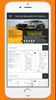 Service Manuals For Datsun Affiche