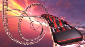 Sky High Roller Coaster VR Affiche