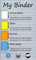 My Binder: Tabbed Notes Plakat