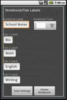 My Binder: Tabbed Notes Screenshot 2