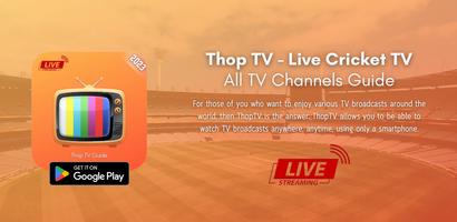 Thop TV - Live Cricket TV Hint capture d'écran 3
