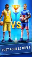 Basketball Jeu de sport basket Affiche